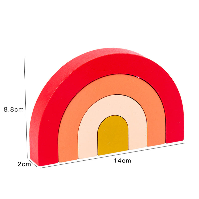 Wooden rainbow - 4 parts