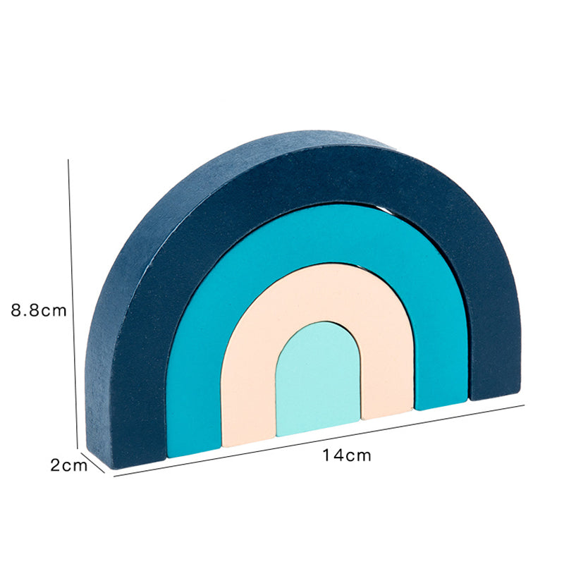 Wooden rainbow - 4 parts