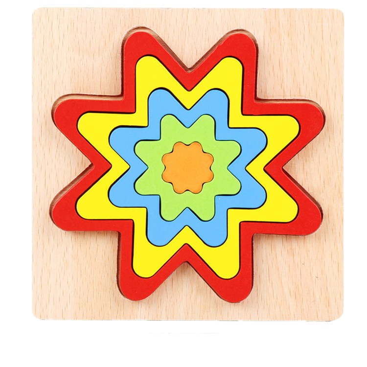 Wooden puzzle - shapes