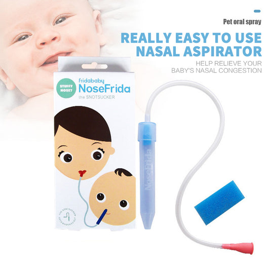 Manual nasal aspirator with filter