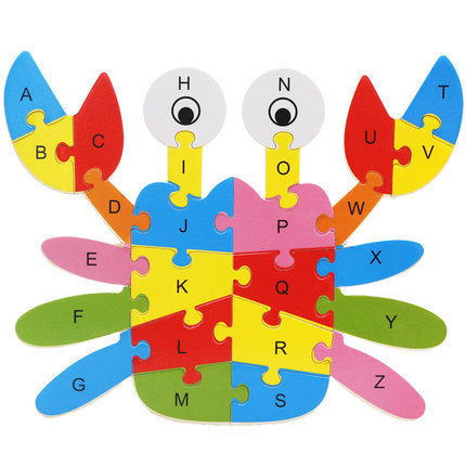 Puzzle with letters