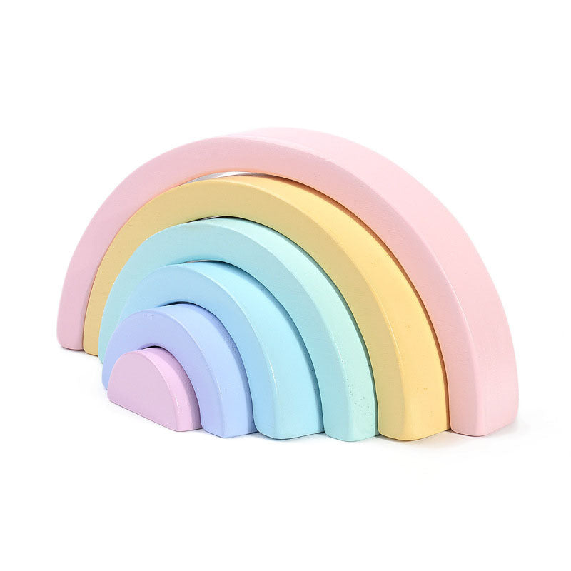 Wooden rainbow - 6 parts