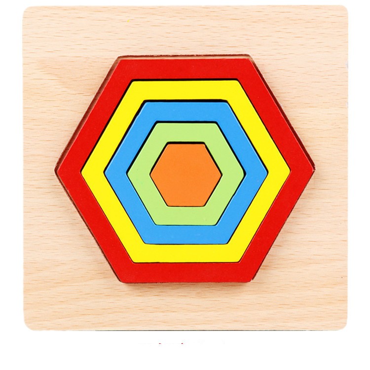 Wooden puzzle - shapes