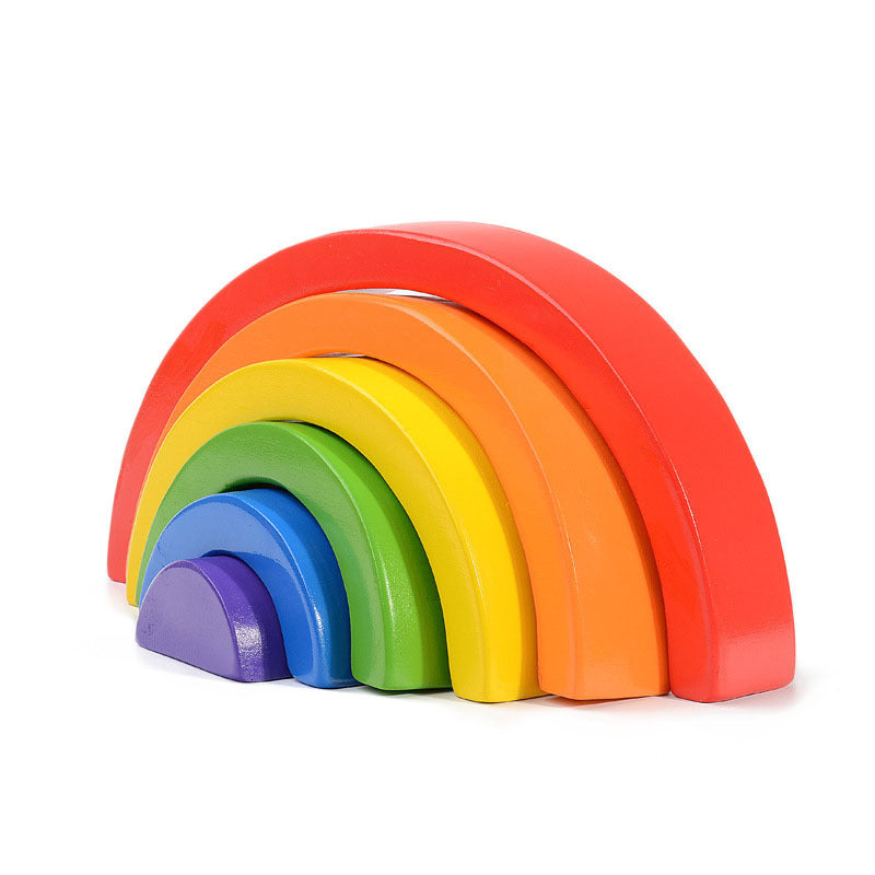 Wooden rainbow - 6 parts