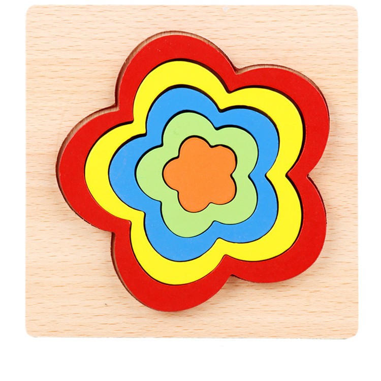 Wooden puzzle - shapes