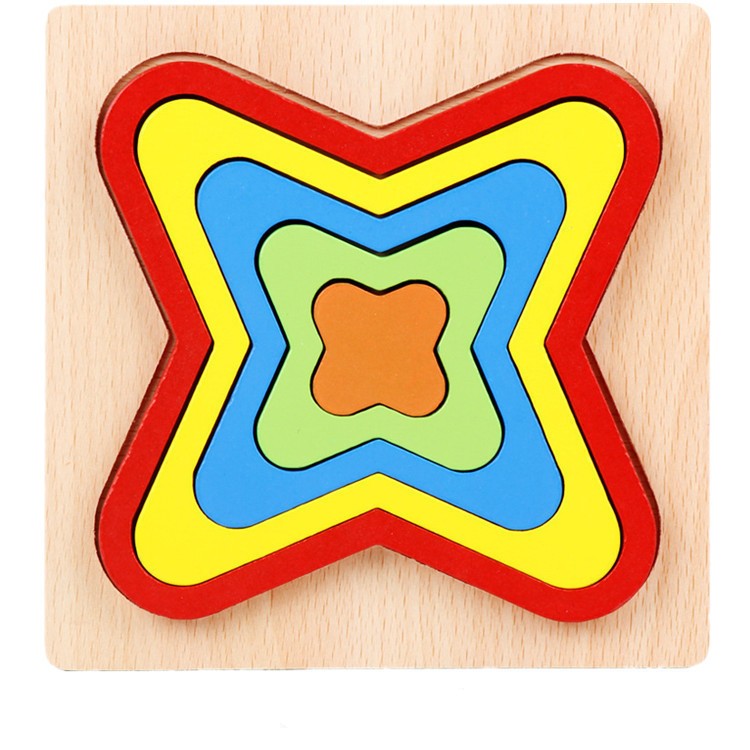 Wooden puzzle - shapes