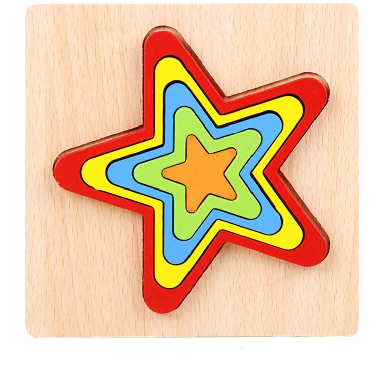 Wooden puzzle - shapes