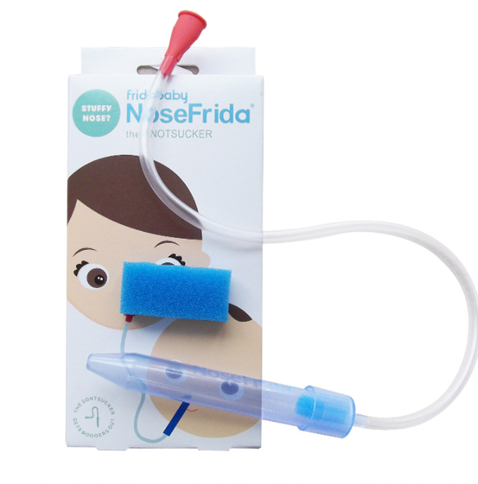 Manual nasal aspirator with filter