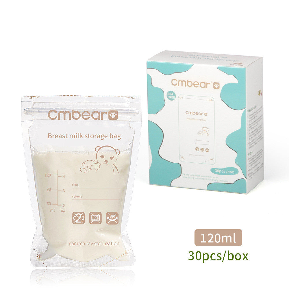 Storage bag for breast milk, 120ml and 220ml