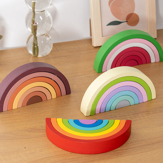 Wooden rainbow - 7 parts