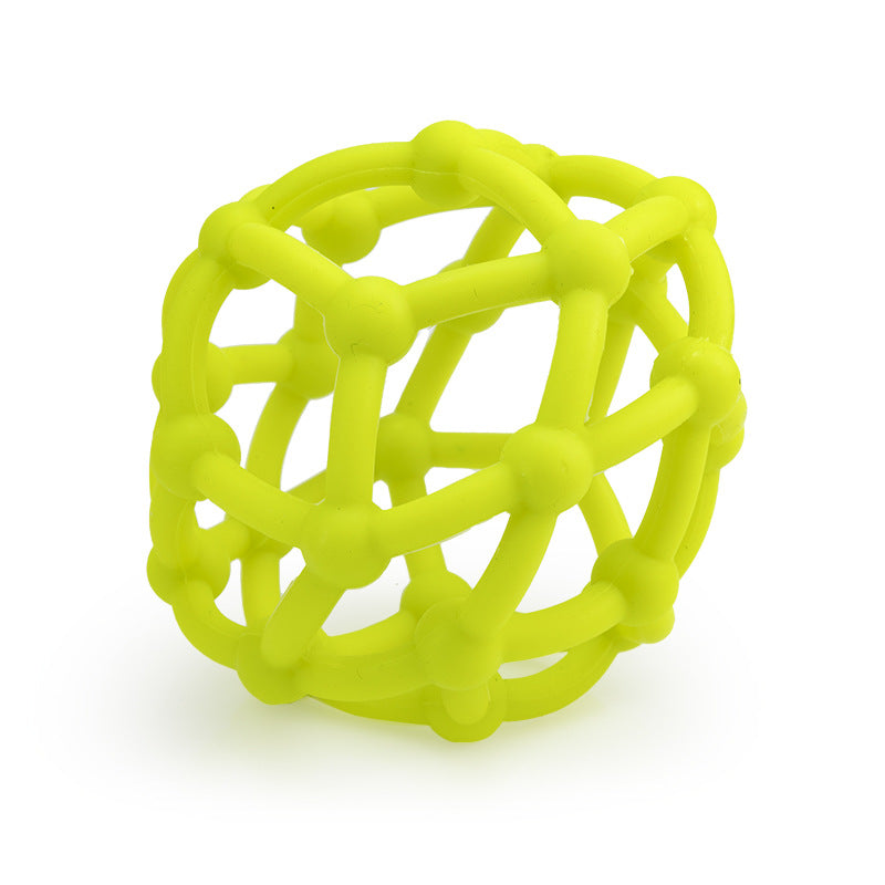 Easy-to-grip silicone bite ball