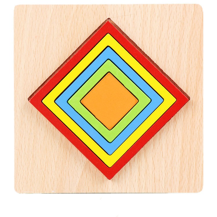 Wooden puzzle - shapes