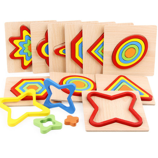 Wooden puzzle - shapes