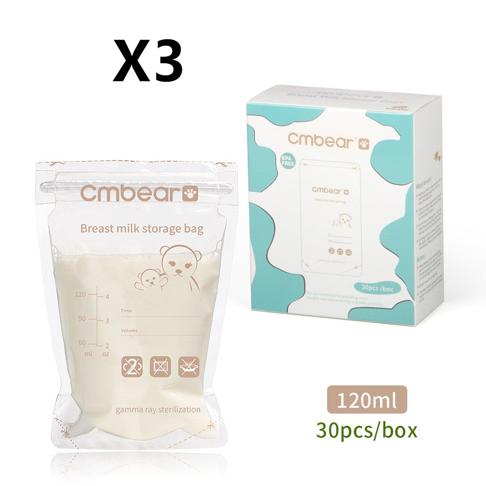 Storage bag for breast milk, 120ml and 220ml