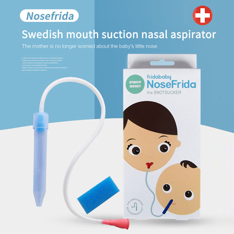 Manual nasal aspirator with filter